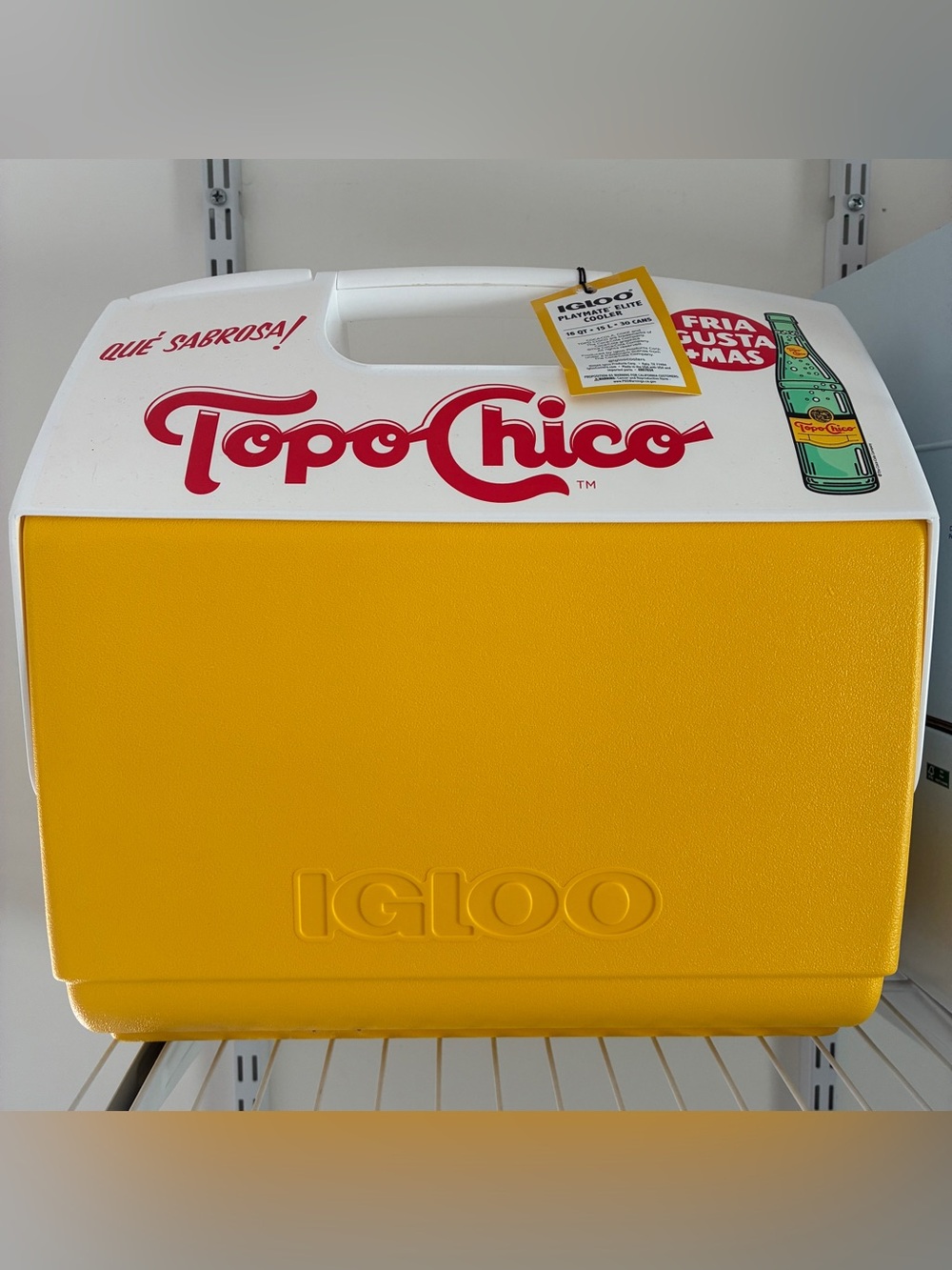 Igloo -  Playmate Elite 30 Cans/16qt Hard-Sided Cooler Yellow